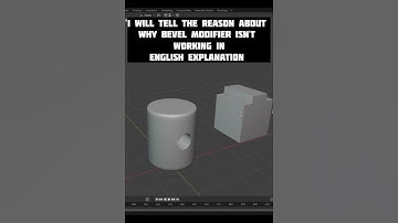Bevel modifier is not working? watch this video to find the reasons#blendertutorial#blendershorts