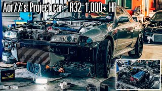 Aor77's Project Nissan Skyline GTR R32 1000+HP (ลูกพี่จะเอาแรงม้าให้มากกว่าครั้งก่อน) /4K