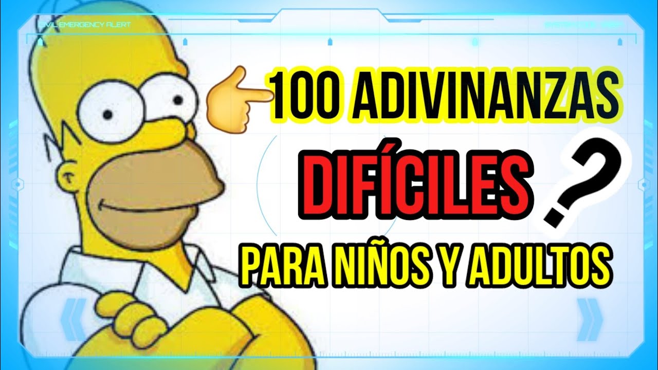 capa vendedor Temeridad 100 ADIVINANZAS DIFÍCILES[con respuestas] 👉para NIÑOS y ADULTOS 👈 -  YouTube