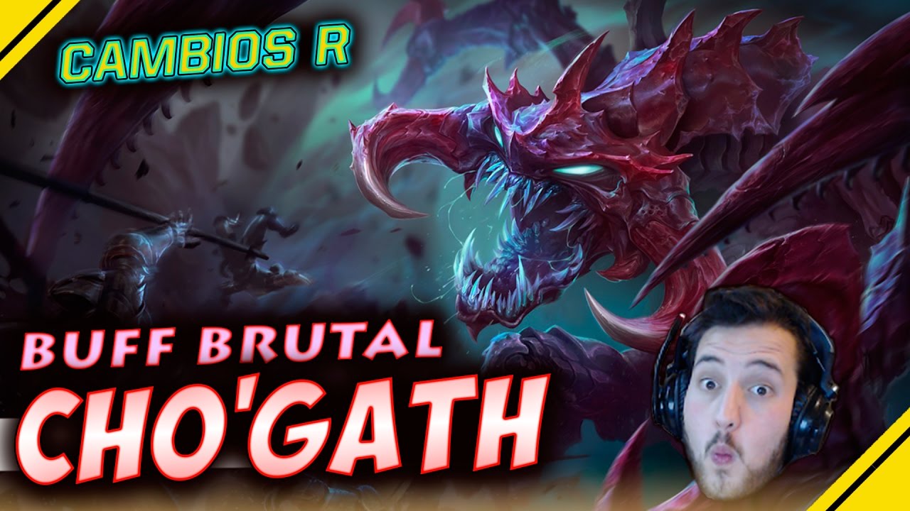 chogath champion.gg CAMBIOS a la R de CHO'GATH, un BUFF BRUTAL y MÁS | Noticias League Of Legends LoL