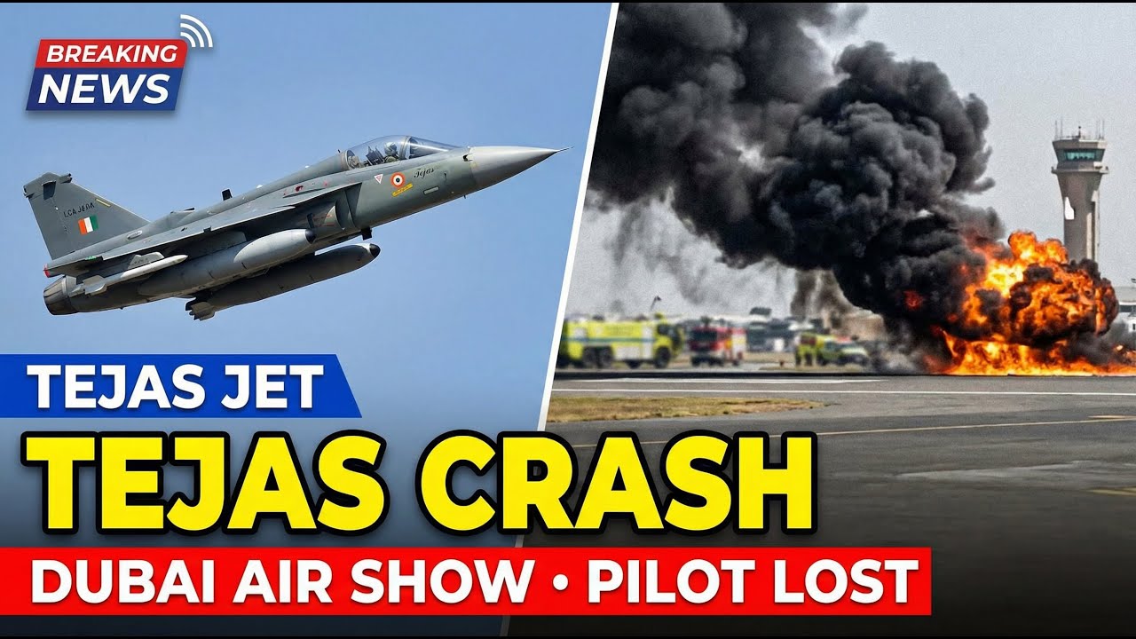 Tejas Jet Crash Dubai Air Show 2025: Pilot Killed in Fiery Explosion – Shocking Video & IAF Inquiry