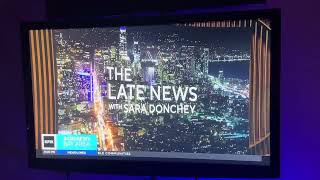 THE LATE NEWS WITH Sara Donchey opens on KPIX
