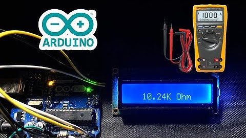 Arduino resistor meter - LCD screen