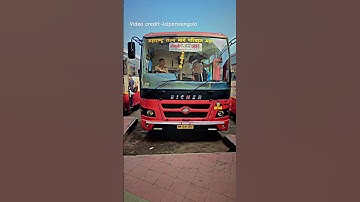 Msrtc New Eicher bs6 bus entry #bus_shorts #msrtcbus #lalpari #status #2023 #trending #Shorts #viral