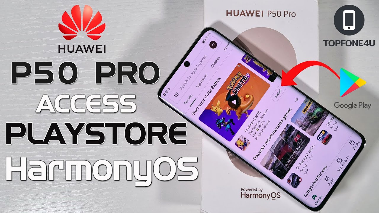 How to Access Google Playstore On Huawei P50 Pro or any Huawei Device  Running HarmonyOS - YouTube