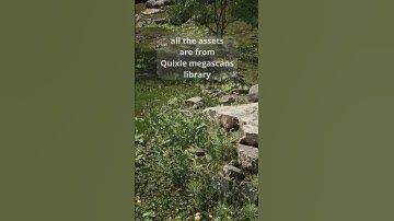 Unreal Engine 5, Rocky Grasslands | #shorts