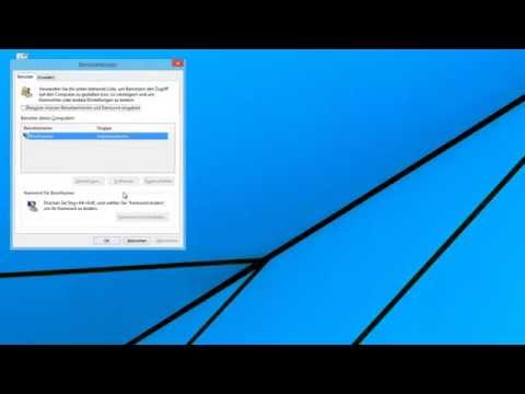 Windows 8 ohne Passwort hochfahren