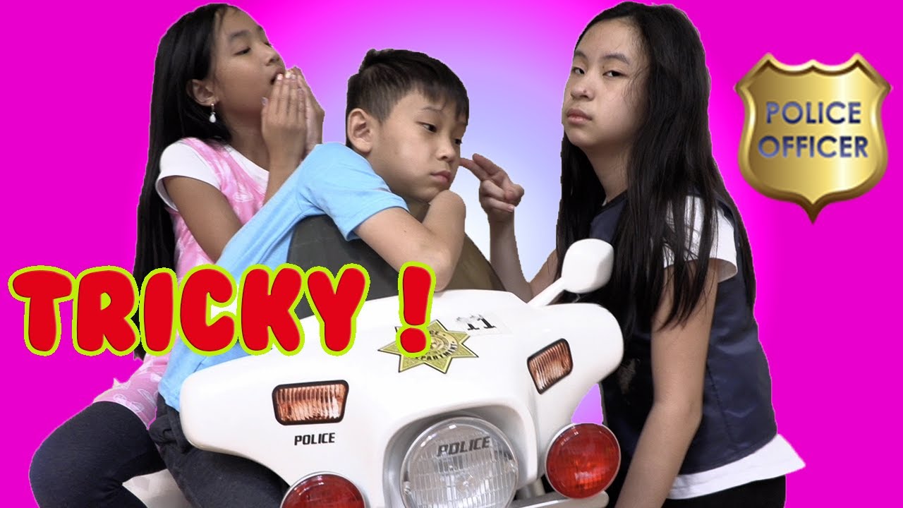 Pretend Play Smart Kids Trick Police Officer YouTube
