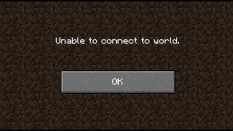 How to fix unable to connect to world in minecraft(Omlet arcade)