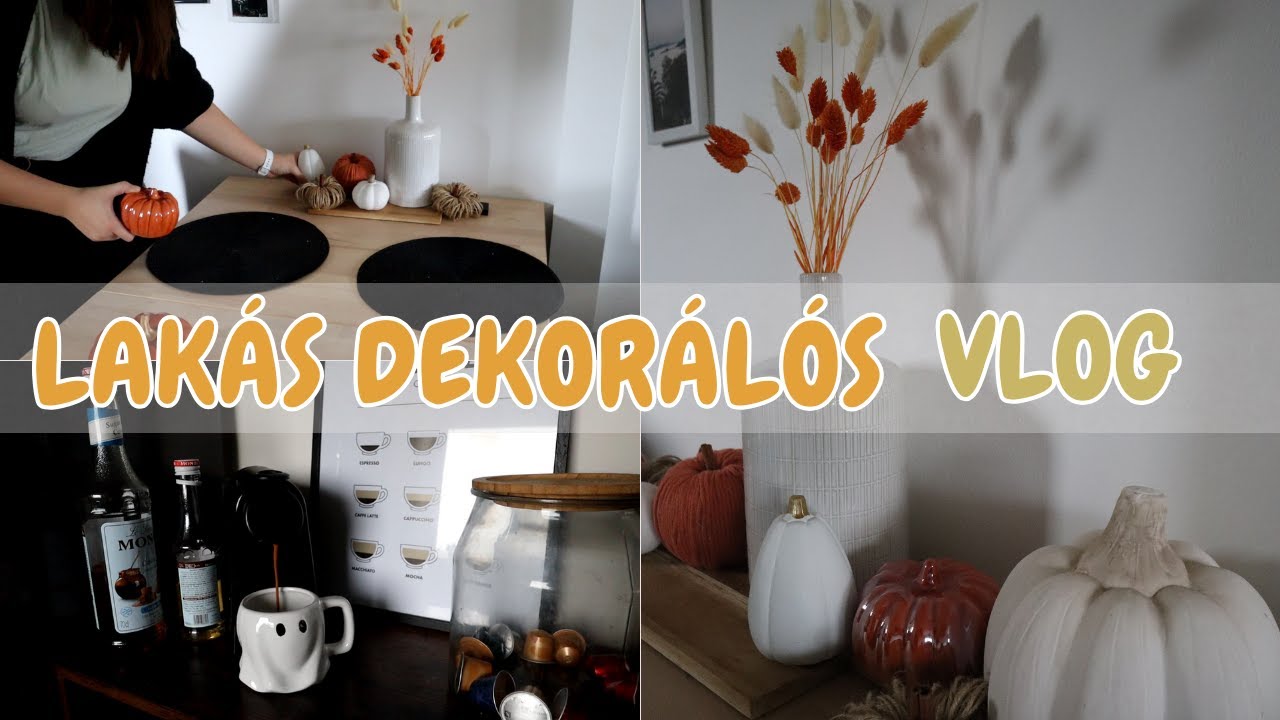 Őszi dekorálás | Ikea | Mi újság - VLOG 🍂🎃