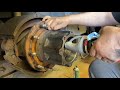 Checking more brake drums and hubs on the wanderlodge rv