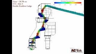 Newton Dem Simulation - Chute Optimization - Revised Design