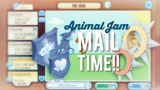 Animal Jam: Mail Time - PLAQUES FROM AJHQ & SPIKED COLLARS!