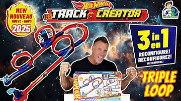 Hot Wheels Track Creator Triple loop Speed Kit Speed Snap track system