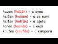 Limba Germana - Cele mai populare verbe in lb. germana