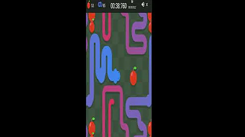 Google Snake WR (Slow, Small, 3 fruit, borderless) #googlesnake #speedrun #gaming #snake