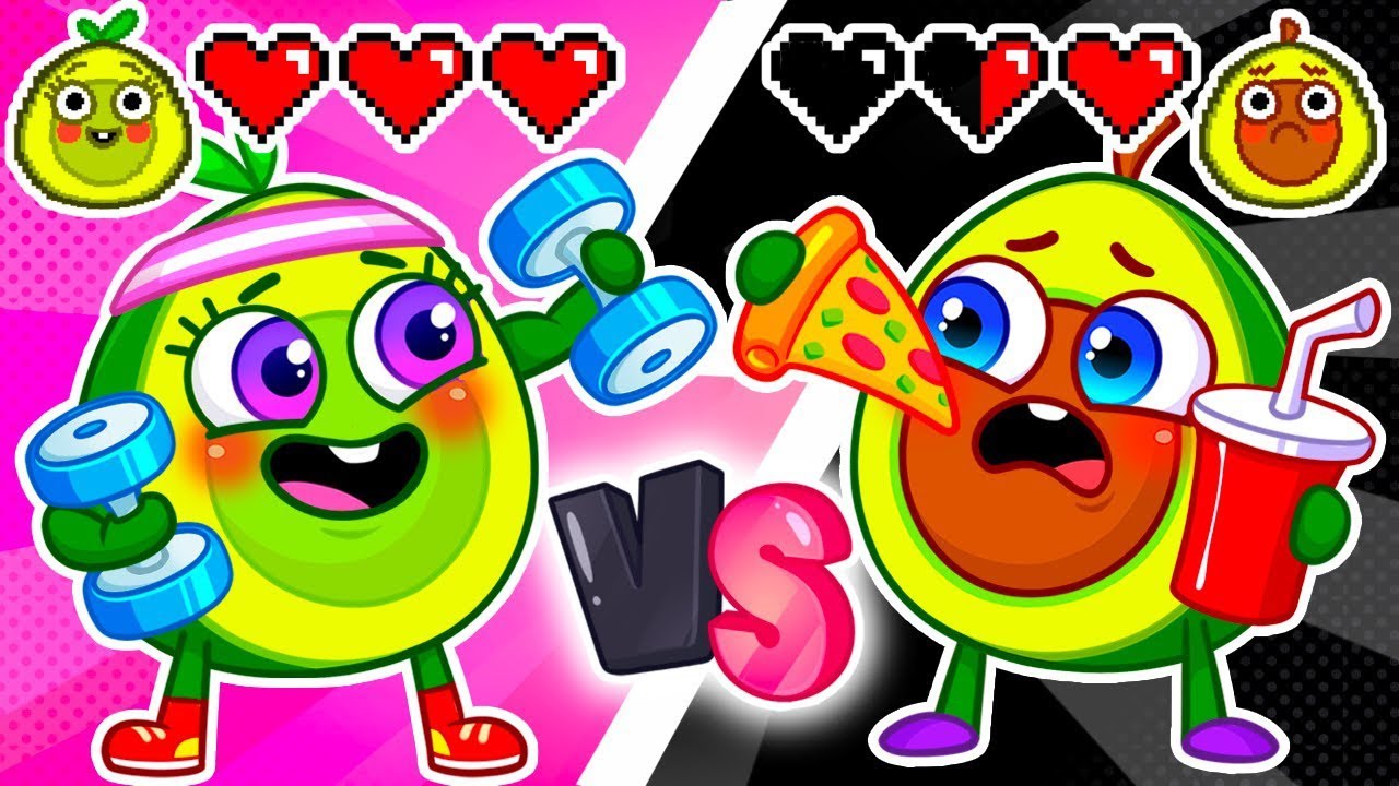 Learn Healthy Tips with Avocado Baby 💪 Take Care of Your Health || Cartoon Pit&Penny Stories 🥑💖