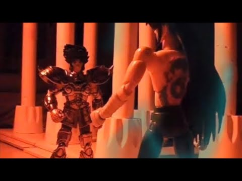 Cloth Myth Shiryu vs Shura. Stop Motion Saint Seiya. 