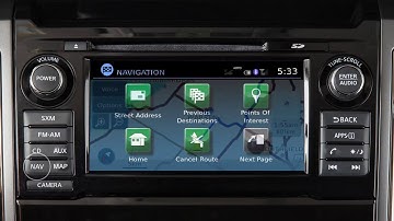 2018 Nissan TITAN - Navigation Button (if so equipped)
