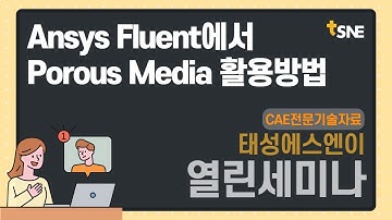 [태성에스엔이 2021 열린세미나] Ansys Fluent에서 Porous Media 활용방법