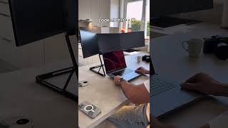 Take a look at the new Triple Aero 15.6 pro max work from home setup 😳🙈 #tech