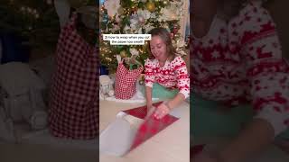 3 GENIUS HACKS you need for WRAPPING PRESENTS  #HolidaysWithShorts #ShortsIRL