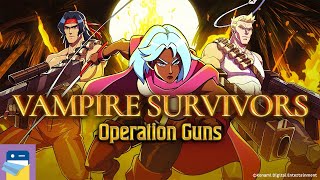 Vampire Survivors: Operation Guns DLC - Unlock Brad Fang, Browny, Sheena, Simondo Belmont, and More