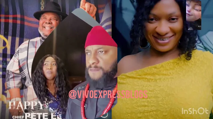 May Edochie wish Husband Yul Edochie father Pete Edochie a Happy Birthday