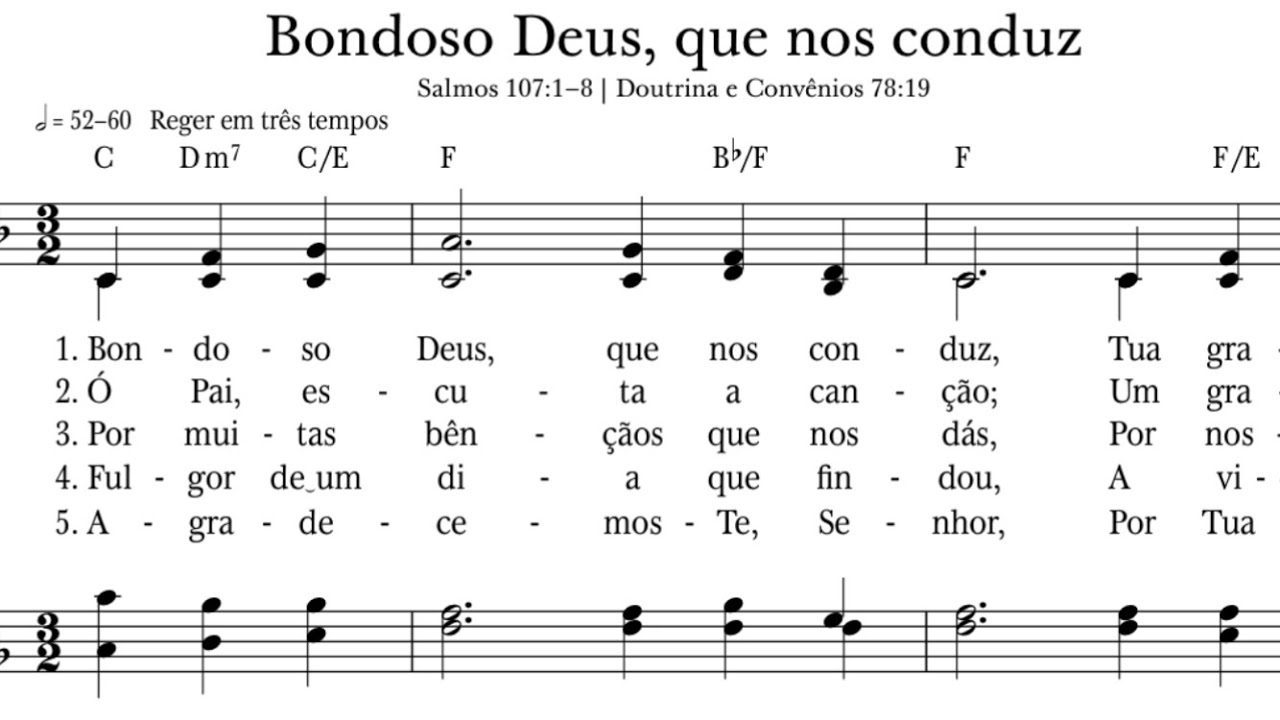 Bondoso Deus, que nos conduz | Novos Hinos SUD 1042