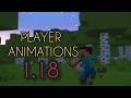 Minecraft... but Player animations mod 1.18 [JAVA](++Animations)[read description]