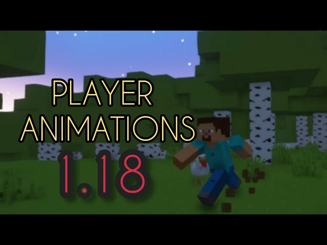 New Player Animation (1.18) - Walk, Sprint, Sneak, Fly 