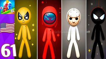 Stickman Party Tournament Mode Random MiniGames - GamePlay | Part:61