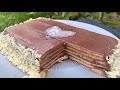 Gâteau au chocolat 🍫 SANS CUISSON et super économique  ديسير بالشكولاته و بدون فرن سهل و لذيذ