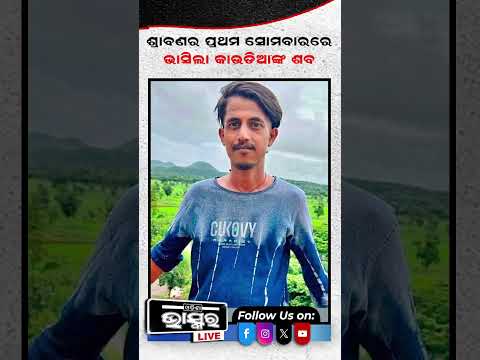 ଗଭୀର ଜଳରେ ଭାସିଗଲେ କାଉଡିଆ  #kaudia #odishabhaskar #shortsvideo