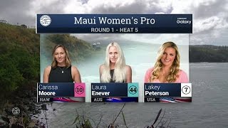 Famous 2016 Maui Womens Pro: Round One, Heat 5 Profile