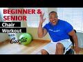 CHALLENGING CHAIR WORKOUT: Seated workout, exercise for SENIORS & BEGINNERS. Fun low impact workout.