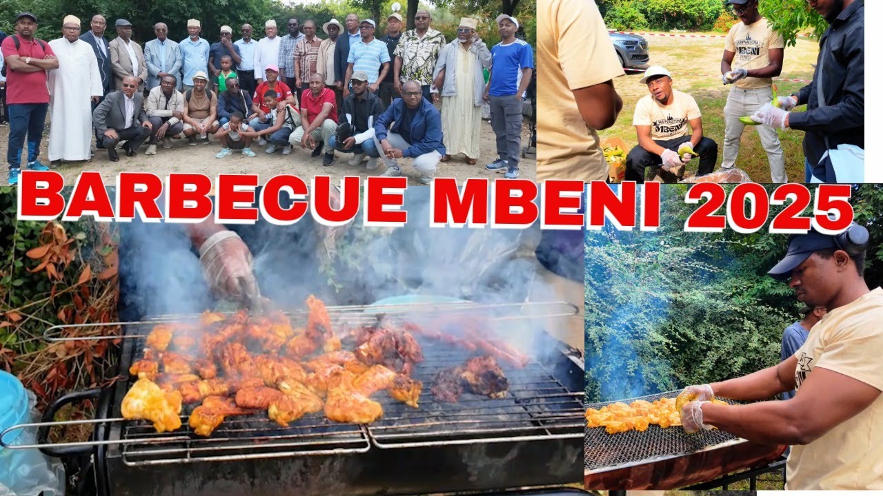 BARBECUE DE MBENI FRANCE 2025: Les préparatifs et la fête.