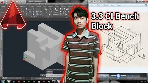 Tutorial AutoCAD - 3.3 CI Bench Block