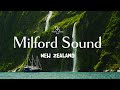 Experiencing majestic milford sound new zealand  scenic and relaxing visuals 4k