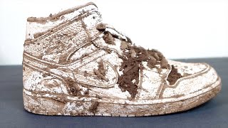 Cleaning And Customizing DIRTY Jordan 1's | Is This Even Possible?