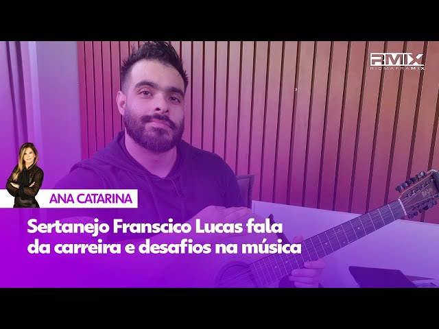 Francisco Lucas fala da carreira e desafios na música