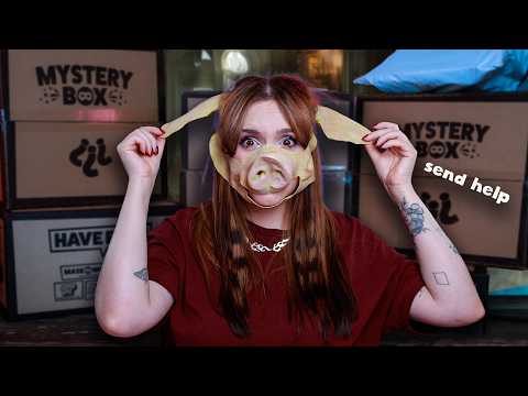 I'm testing ALL the Halloween MYSTERY BOXES from Maskworld 💀 (I regret everything)