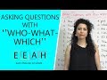 Elementary English #25: Asking Questions with How - What - Which | Easy English at Home