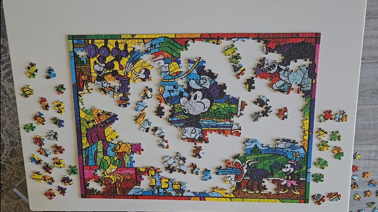 Disney's Steamboat Willie 500 Piece Jigsaw Puzzle by Master Pieces - Part 2