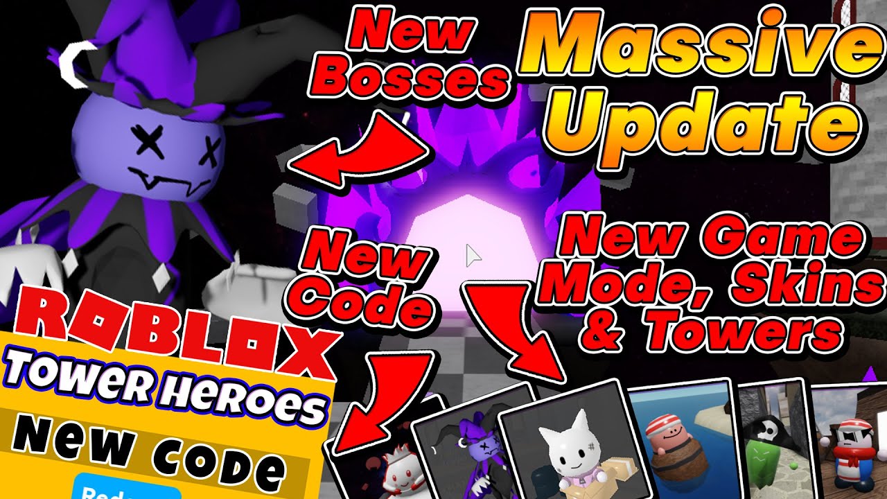 Tower Heroes Massive Update Raid Mode Jester Kart Kid Chaos Kingdom Pirate Panic Codes Roblox Youtube - jester red and black shirt roblox