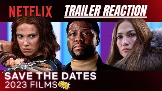 NETFLIX SAVE THE DATE 2023 FILMS TRAILER REACTION screenshot 4