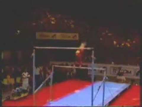 Lu Li 1992 World Championships Uneven Bars Event Finals - YouTube
