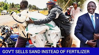 SHOCK! Ruto's Gov't Exposed For Selling Kenyans Sand Instead Of Subsidized Fertilizer