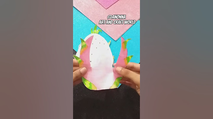 Dragon Fruit Paper Craft Idea's✨💞 #shorts #trending #diy #easy #dragonfruit #viralvideo #craft #4k