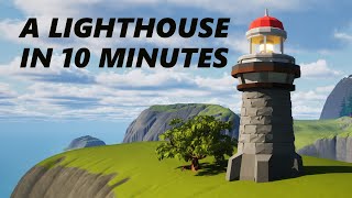 a LIGHTHOUSE in 10 Minutes & BOXING Match in the Comments! screenshot 3
